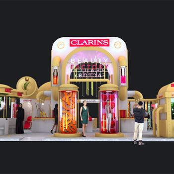 【Clarins】展台设计分享