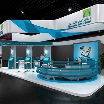 【Commercial Bank of Dubai】展台设计分享