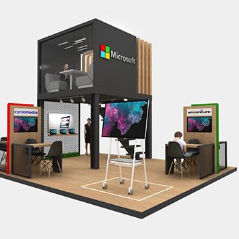 【MICROSOFT】展台设计分享