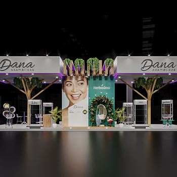 【Dana Cosmeticos】展台设计分享