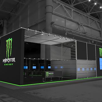 【MONSTER ENERGY】展台设计分享