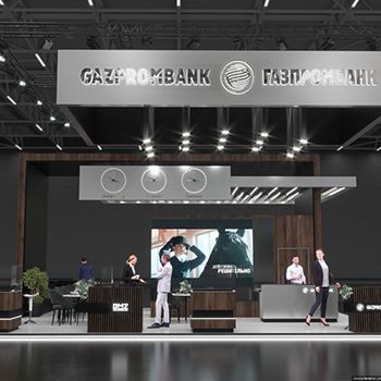 【Gazprombank Innoprom】展台设计分享