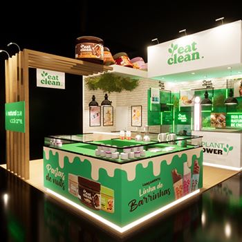 【Eat Clean】展台设计分享