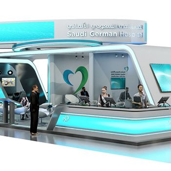 【Saudi German Hospital】展台设计分享