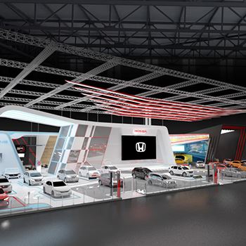 【HONDA】展台设计分享