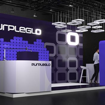 【PURPLEGLO】展台设计分享