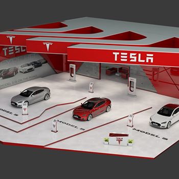 【TESLA】展台设计分享