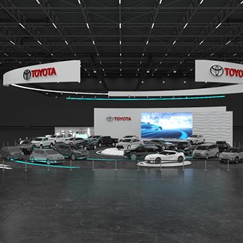 【TOYOTA】展台设计分享