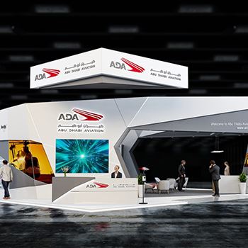 【ABU DHABI AVIATION】展台设计分享