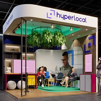 【Hyperlocal】展台设计分享