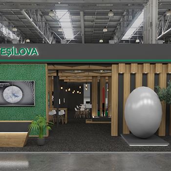 【YEŞİLOVA】展台设计分享
