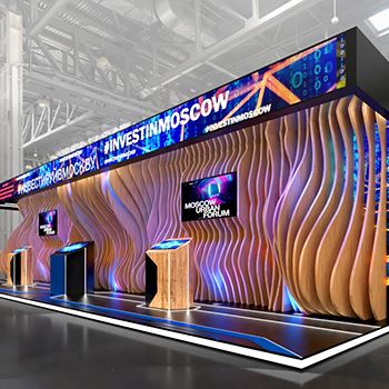 【Invest in Moscow】展台设计分享