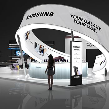 【SAMSUNG】展台设计分享
