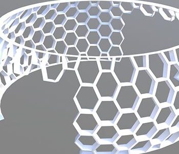 使用拓扑工具的六边形结构建模