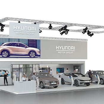 【HYUNDAI】展台设计分享