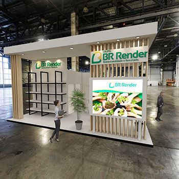 【BR Render】展台设计分享