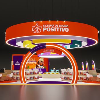 【Sistema de Ensino Positivo】展台设计分享