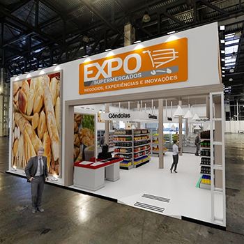 【Supermercado modelo】展台设计分享