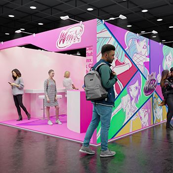 【Winx Comic Con 2 options】展台设计分享