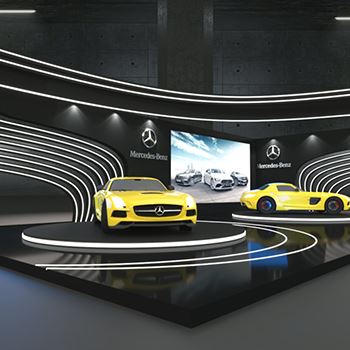 【Mercedes AMS】展台设计分享