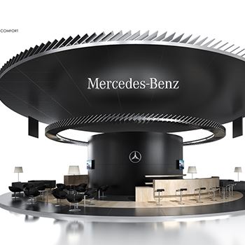 【Mercedes-benz】展台设计分享