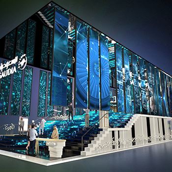 【SAUDIA】展台设计分享